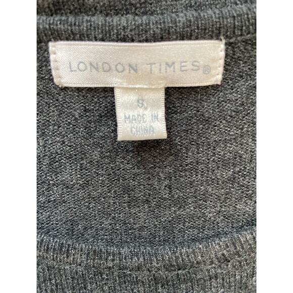 Shades of Gray Sweater Dress, Stretchy, shapely, long sleeves, Ladies Small - Picture 5 of 5